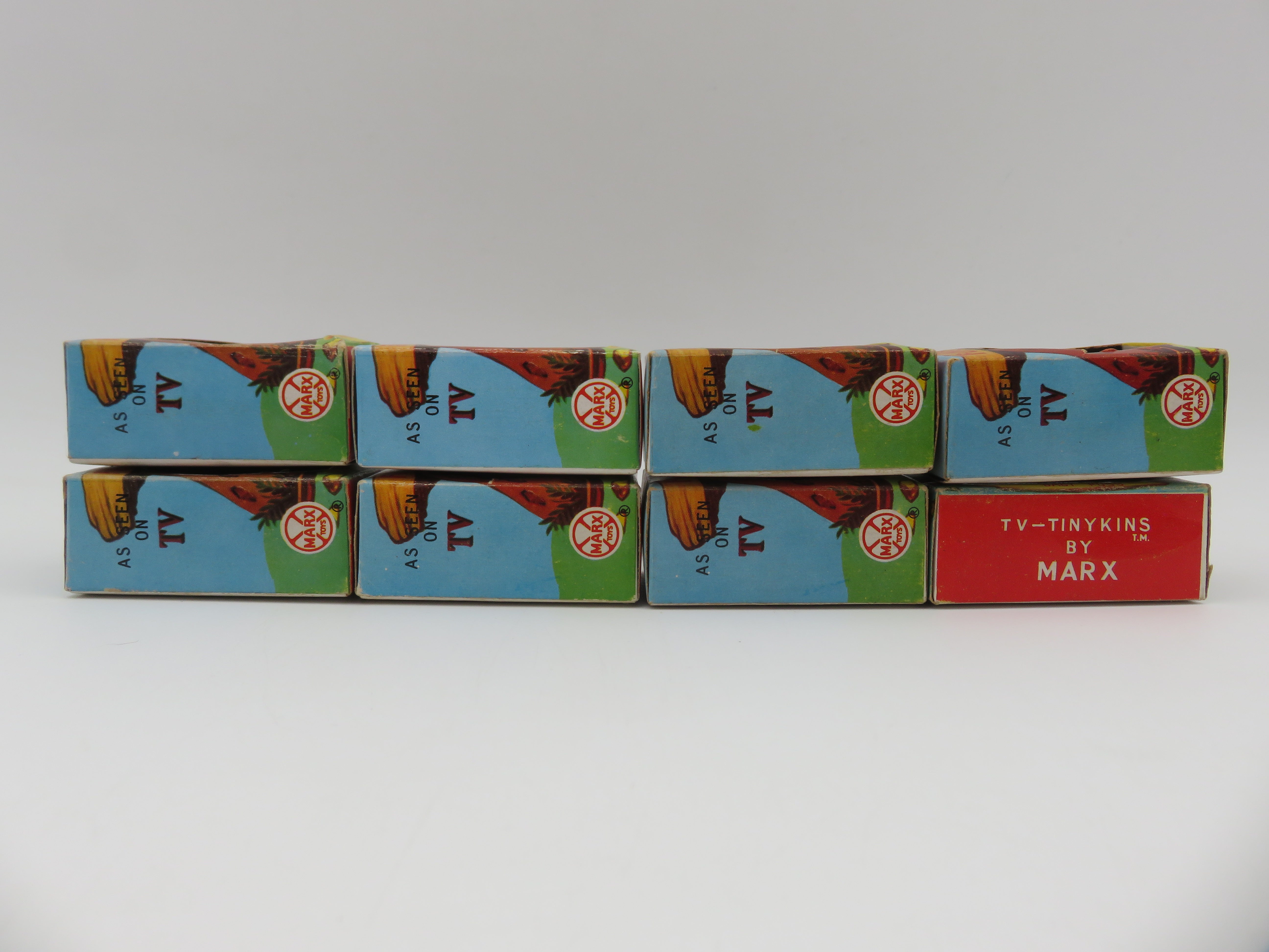 VINTAGE TV-Tinykins Flintstones Figure Lot of (8) - Louis Marx & Co./Marx Toys (1961) Collectibles